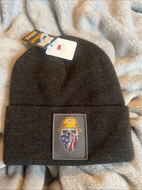 Ariat Born for This Watch 3M Thinsulate Acrylic Knit Hat, embroidered patch, new